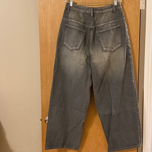 NWT Jaded London Grey Washed XL Colossus Jeans - Picture 2 of 6